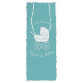 Baby shower Wijn Cadeautas (Achterkant)