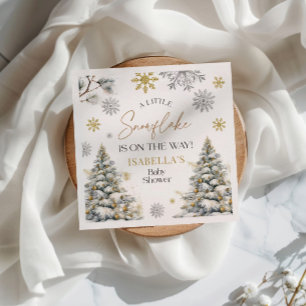 Baby shower Winter Wonderland Servet