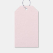 Baby shower Winterroze meisje Cadeaulabel (Achterkant)