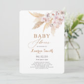 Baby shower woestijn kaart (Staand voorkant)