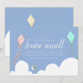 baby shower wolken kaart (Voorkant / Achterkant)