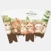 Baby shower Woodland Bedankdoosjes (Ongevouwen)