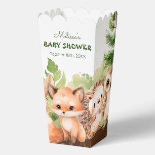 Baby shower Woodland Bedankdoosjes