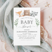 Baby shower Woodland Eucalyptus groen Kaart