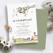 Baby shower Woodland Kaart