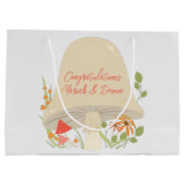 Baby shower Woodland Mushroom Groot Cadeauzakje (Achterkant)