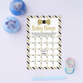 Baby shower Word Search, Bow Stropdas Flyer (Enkel)