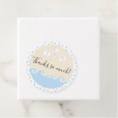 Baby shower Zee Mobile Bedankjes Labels (In situ)