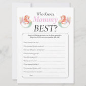 Baby Shower Zeemeermin Onder De Zee Kent Moeders  Kaart (Voorkant)