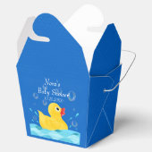 Baby shower zoete Rubber Ducky Bubbles Bedankdoosjes (Geopend)