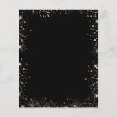 Baby shower zwarte goudballonnen (Achterkant)