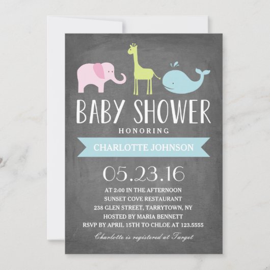 baby showers | Baby shower Kaart (Voorkant)