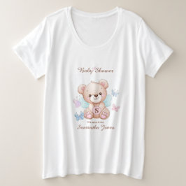 Baby showers Beren en vlinders T-shirt