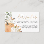 Baby showers d'automne pour les cartes de boîtier  (Devant)