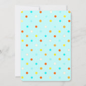 Baby showers eend met paraplu kaart (Achterkant)