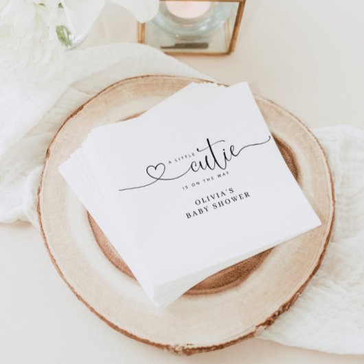 Baby showers servetten