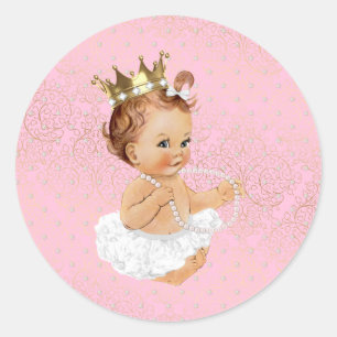 Baby showers Sticker met Baby Princess