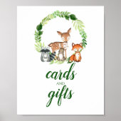 Baby showers van bossen poster (Voorkant)