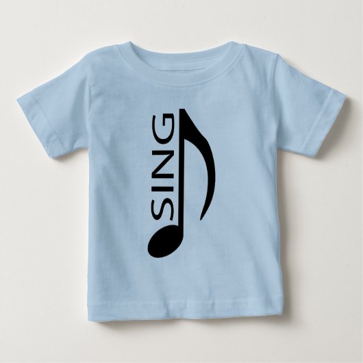 Baby Singer Music T-shirt (Voorkant)