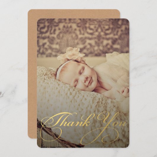 Baby Sip & Bekijk de geboorteaankondiging Aankondiging (Voorkant / Achterkant)