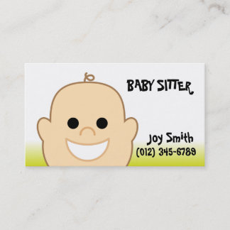 Baby Sitter/Nursery Visitekaartje