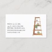 Baby Sitting Nursery Boho Wieg Baby Visitekaartje (Achterkant)