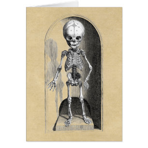 Baby Skeletkaart voor/achter
