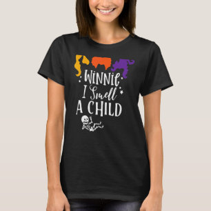 Baby Skeleton Zwangerschap Halloween Winnie I Smel T-shirt