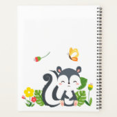 Baby Skunk, Papillon & Fleurs (Dos)