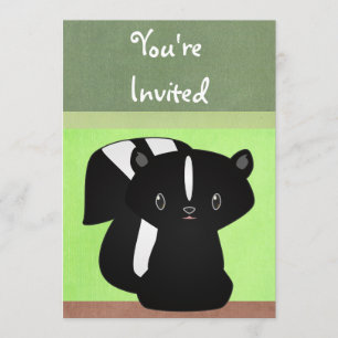 Baby Skunk Uitnodiging