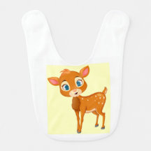 Baby slabbetje met faun design