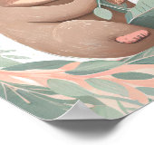 Baby Sloth Nursery Imprimer Poster Wall Art (Coin)