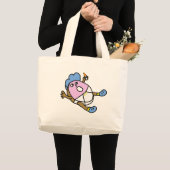 Baby smaak donut grote boodschappentas tote bag (Voorkant (product))