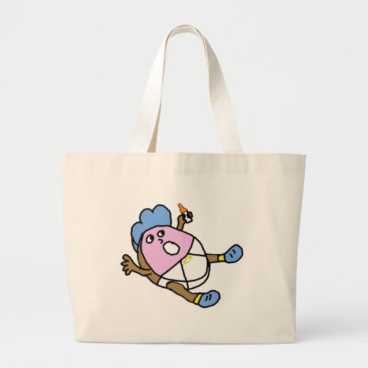 Baby smaak donut grote boodschappentas tote bag (Voorkant)