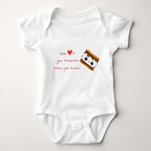 Baby S'mores-Shirt Romper (Voorkant)