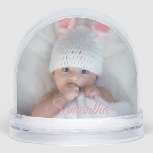 Baby snow globe christmas gift (Avant)