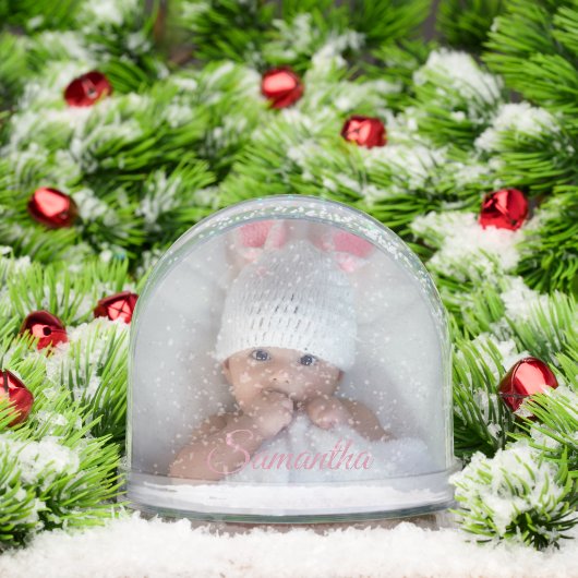 Baby snow globe christmas gift (Noël)