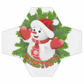 Baby Snowman avec ornement de flocons de neige en (Plat)