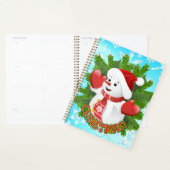 Baby Snowman met Crystal Snowflakes Ornament Planner (Display)