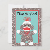 Baby Sock Monkey Dank u voor de aankondiging van d (Voorkant)