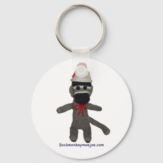 Baby Sock Monkey-Sleutelhanger Sleutelhanger