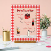Baby Soda Klaar om Dirty Soda Teken POP Acryl Bord (Huwelijk)