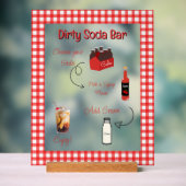 Baby Soda Ready to POP Dirty Soda Sign (Neutre)