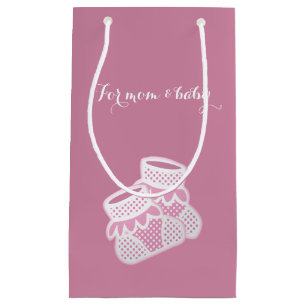 baby sokken - roze klein cadeauzakje