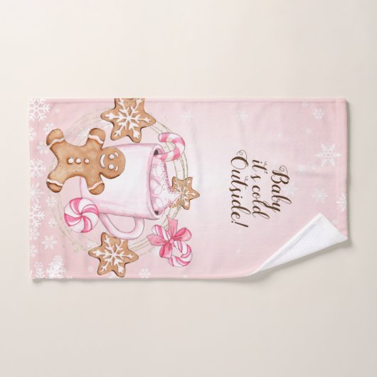 Baby son froid dehors serviettes (Serviette à main)