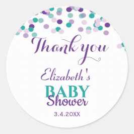 Baby Sprinkle | BABY SHOWER Ronde Sticker