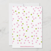 Baby Sprinkle Baby shower Uitnodiging (Achterkant)