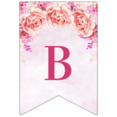 Baby Sprinkle Banner Lavender Waterverf Flowers (Tweede vlag)