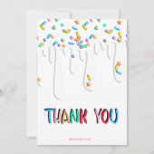 Baby Sprinkle Bedankkaart (Voorkant)