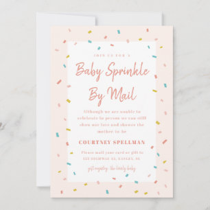 Baby Sprinkle by mail uitnodiging